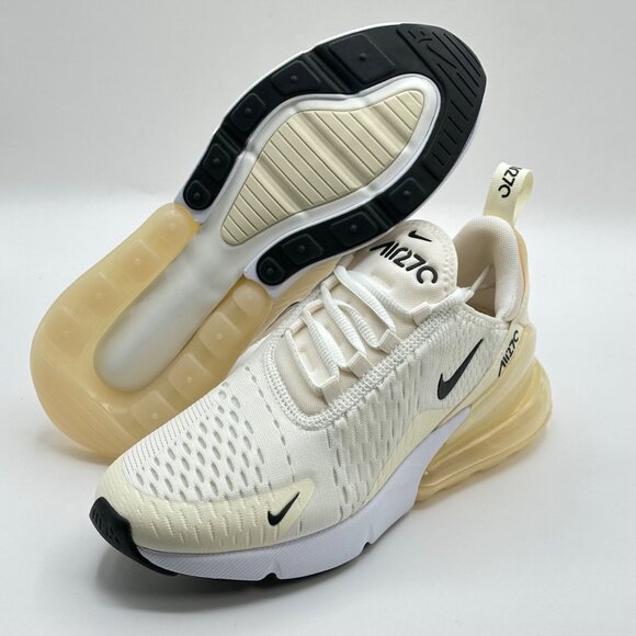 Women's Nike Air Max 270 Sail/Black-Coconut Milk AH6789-124 Size 6.5 NEW - Picture 6 of 8